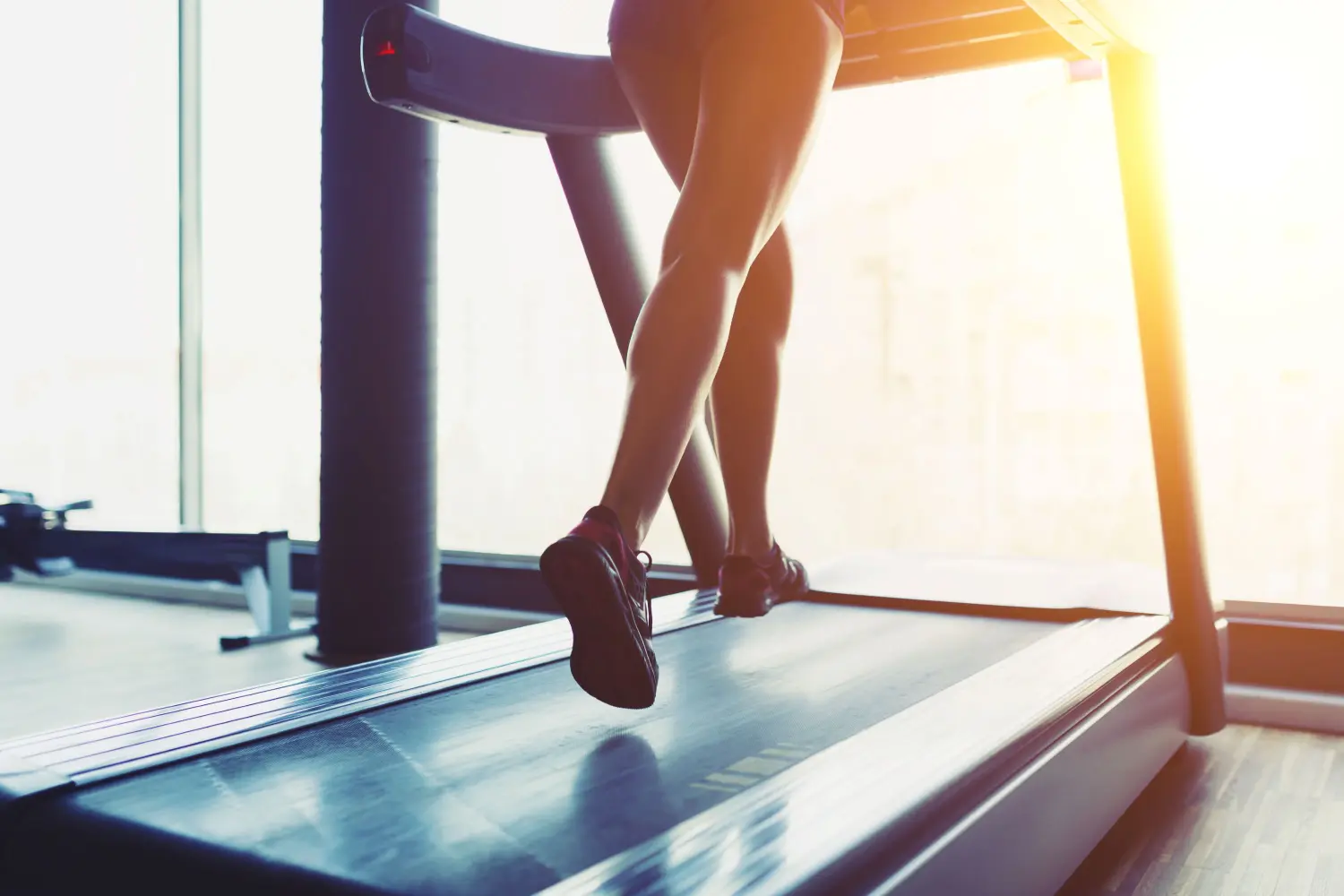 Close-up on Girl Running on Treadmill delivered by iMOVE NYC moving crew